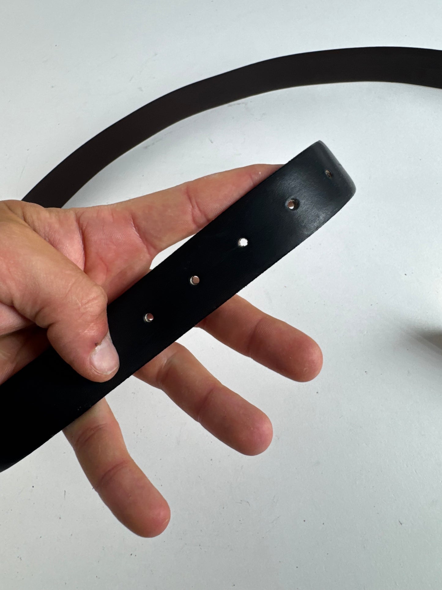 Vintage Yves Saint Laurent Leather Belt brown black reversible