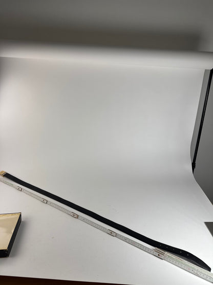 Vintage Yves Saint Laurent Leather Belt brown black reversible