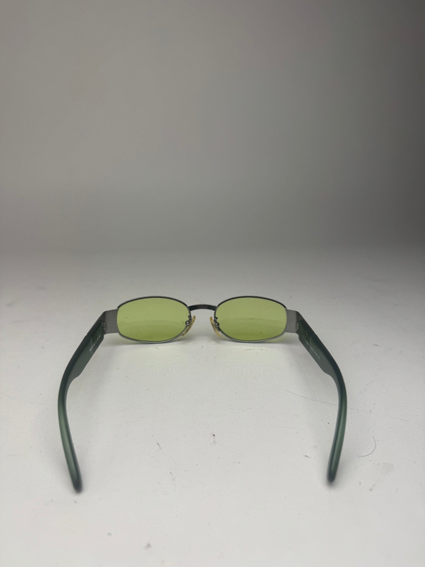 Lunettes de soleil rétro vintage Fendi Roma vertes