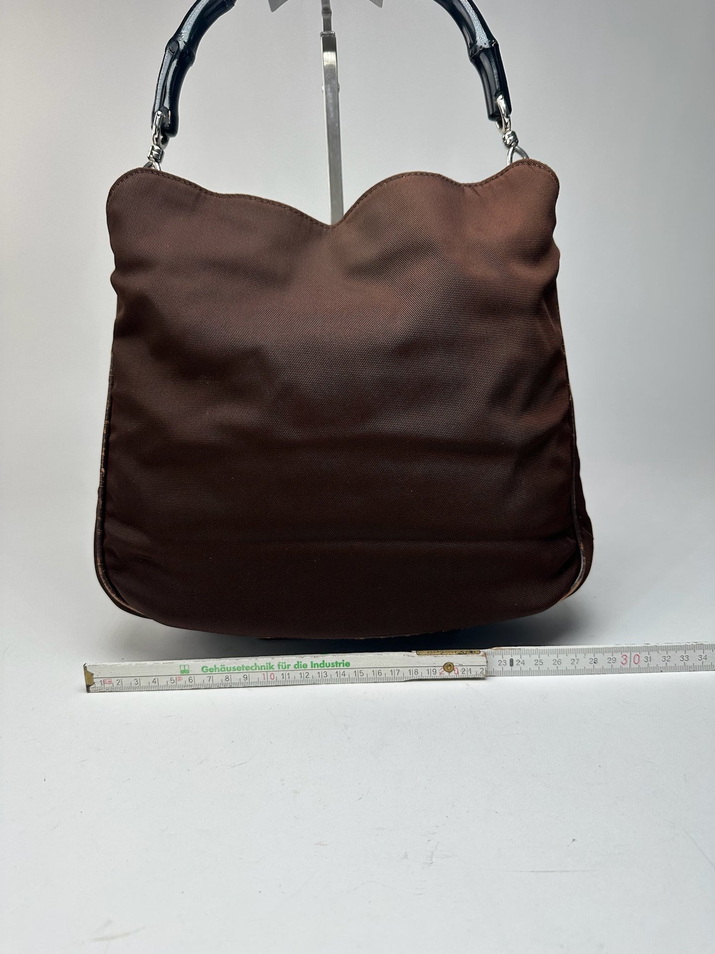Sac Gucci vintage en polyester Bambo marron