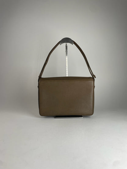 Vintage Givenchy 2Way leather Handbag Brown