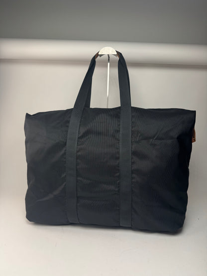 Vintage Courreges Polyester Duffel Bag Black