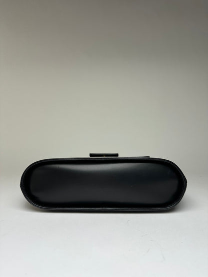 Vintage Givenchy Licensed 4G Leather Top-Handle Bag Late 1980s Black