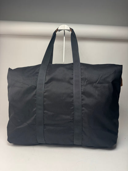 Vintage Courreges Polyester Duffel Bag Black