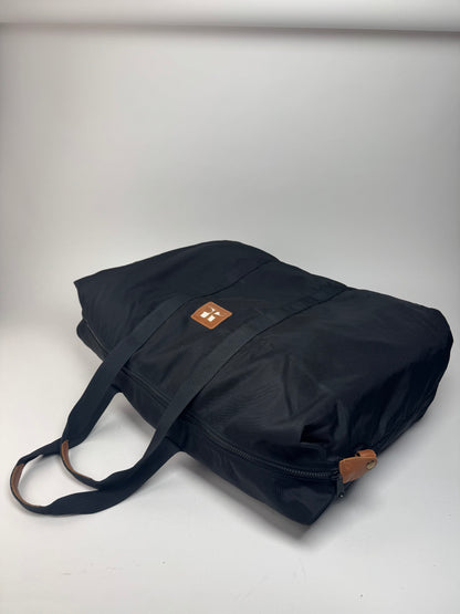 Vintage Courreges Polyester Duffel Bag Black