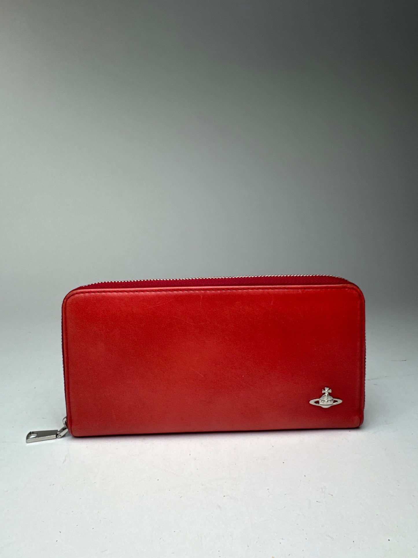 Vintage Vivienne Westwood leather wallet red
