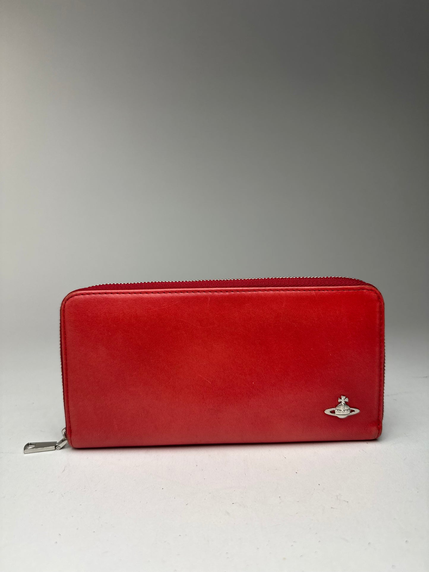 Vintage Vivienne Westwood leather wallet red