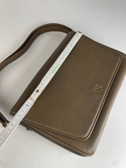 Vintage Givenchy 2Way leather Handbag Brown