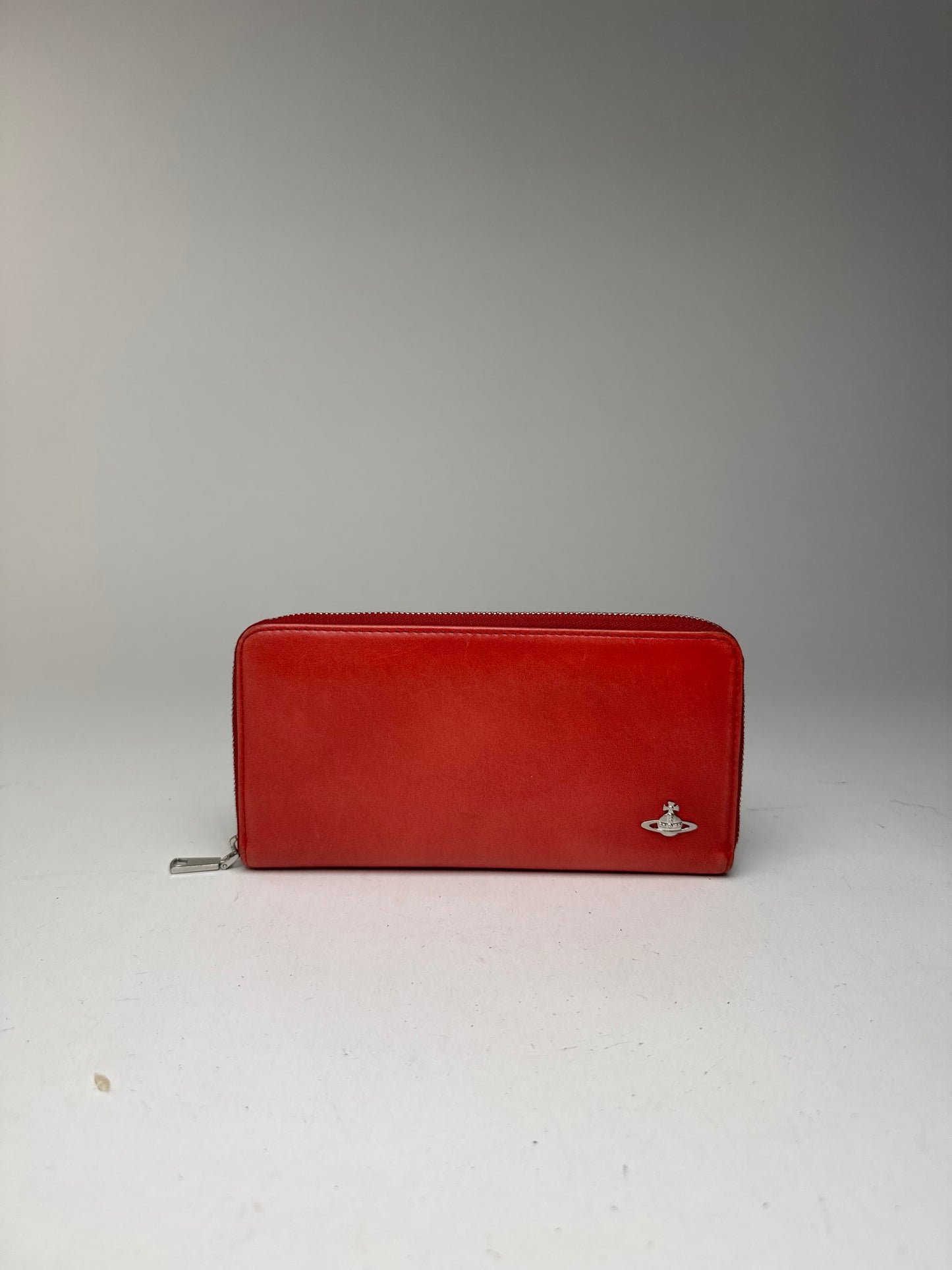 Vintage Vivienne Westwood leather wallet red