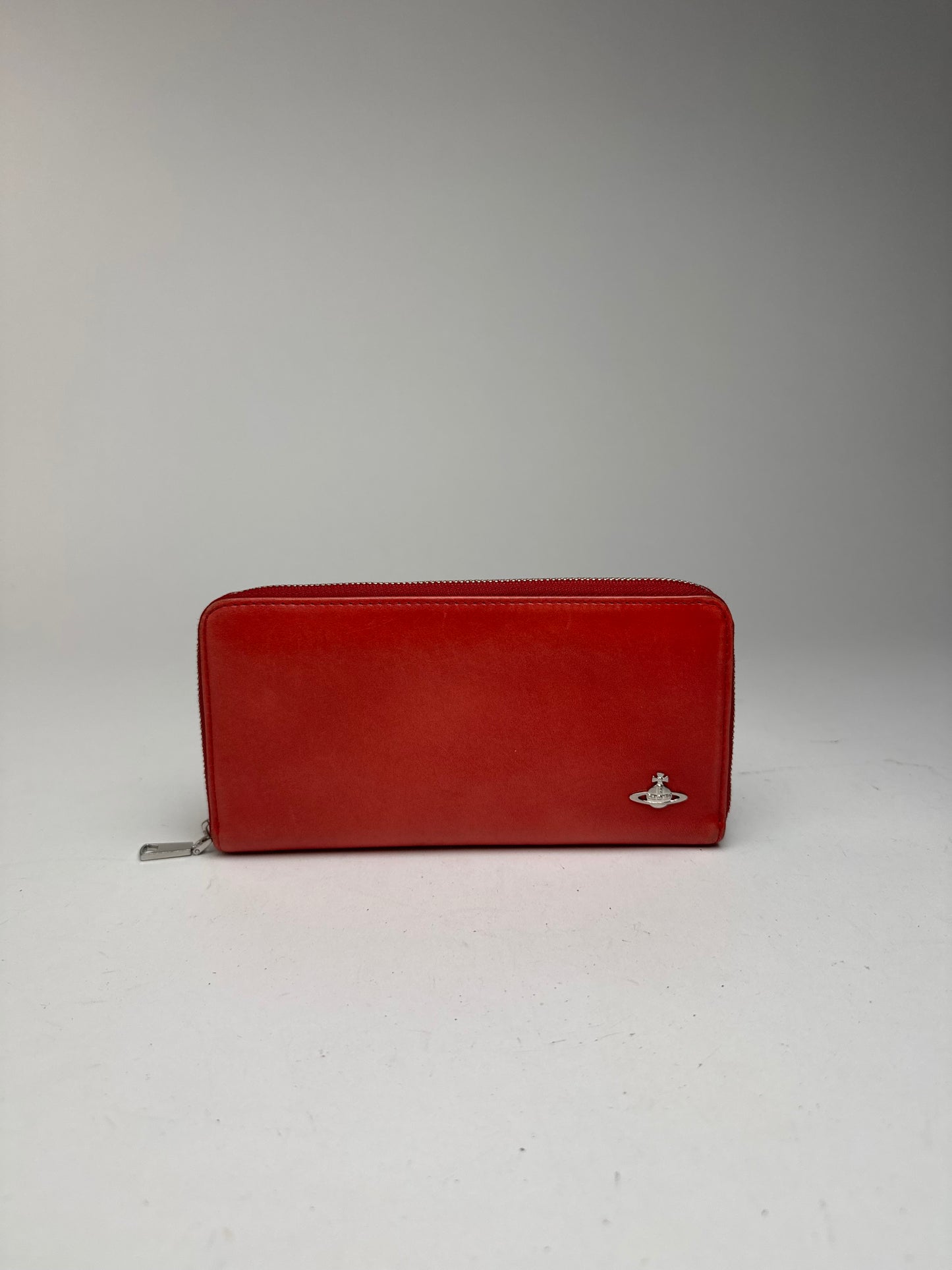 Vintage Vivienne Westwood leather wallet red