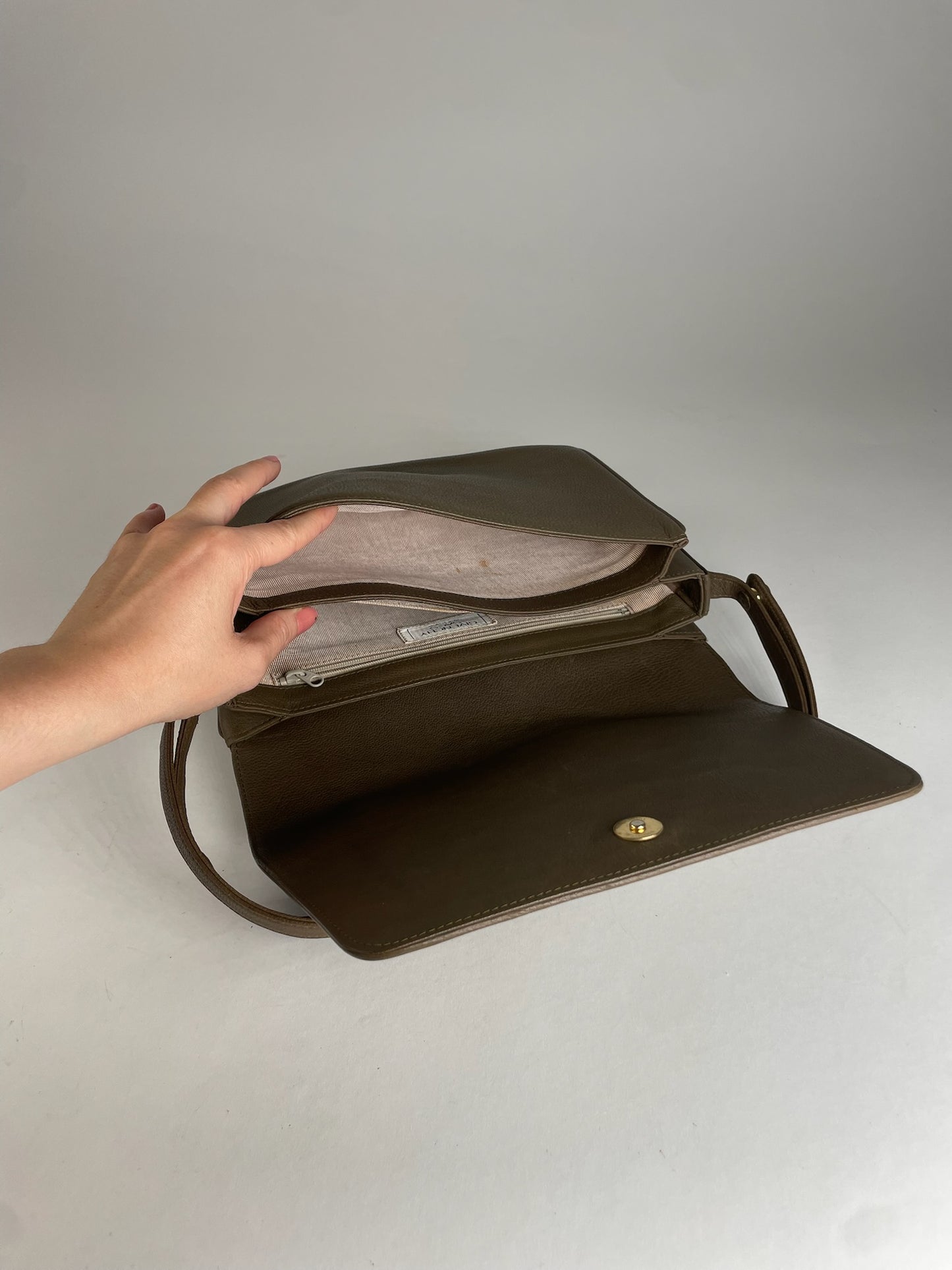 Vintage Givenchy 2Way leather Handbag Brown