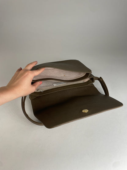 Vintage Givenchy 2Way leather Handbag Brown