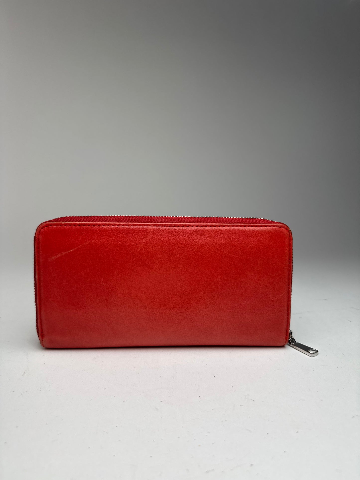 Vintage Vivienne Westwood leather wallet red