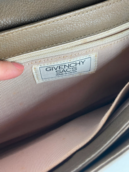 Vintage Givenchy 2Way leather Handbag Brown