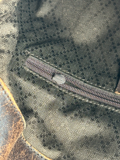 Sac Gucci vintage en polyester Bambo marron