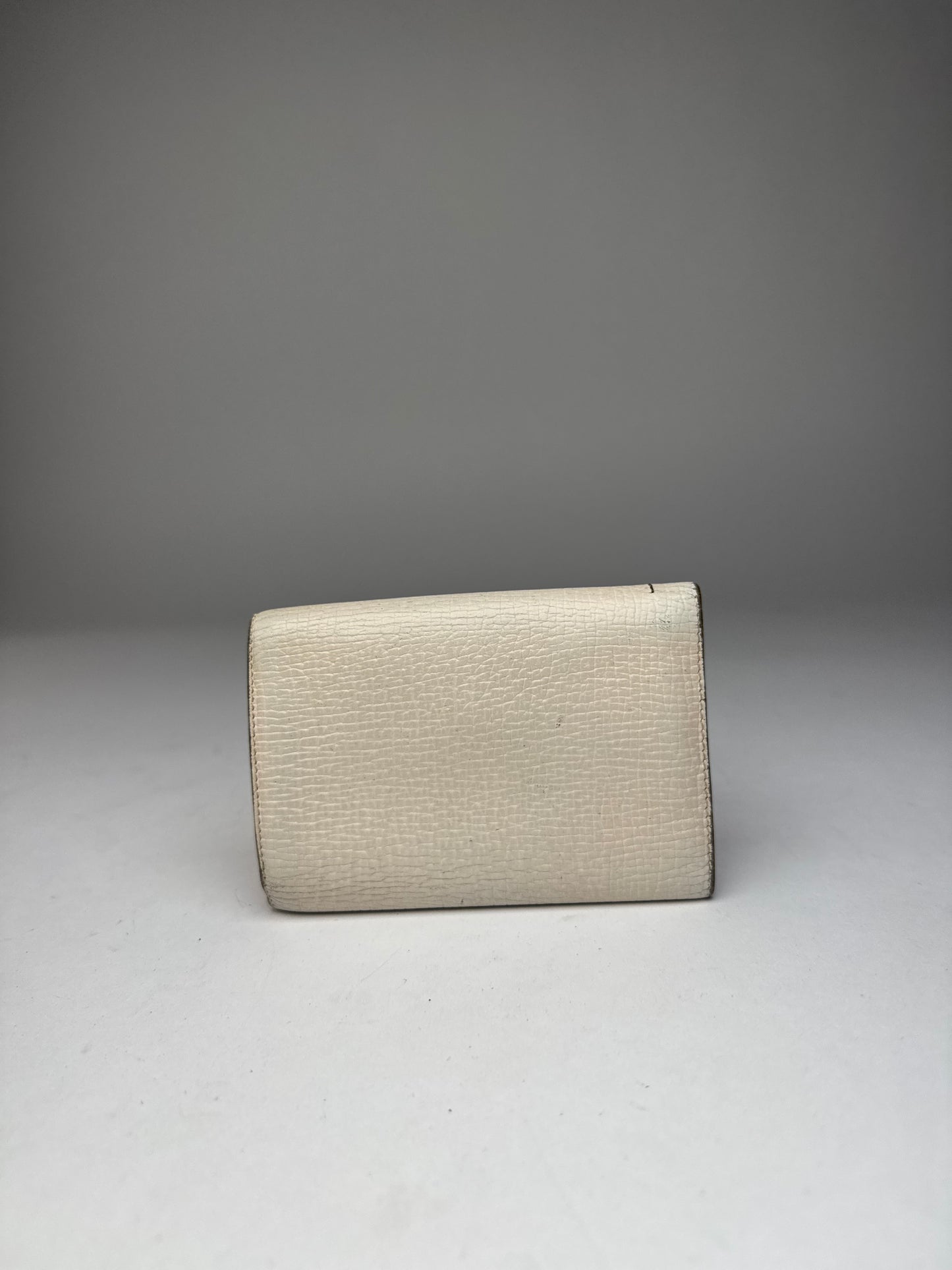 Vintage Loewe Madrid Leather Wallet White