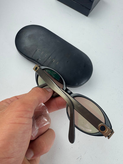 Vintage Celine Paris Retro Sunglasses Brown