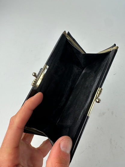 Vintage Dior Leather Wallet Black
