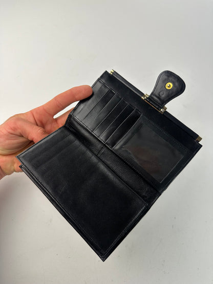 Vintage Dior Leather Wallet Black