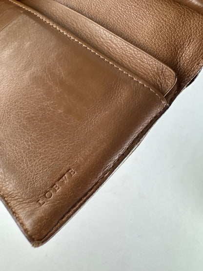 Vintage Loewe Madrid Leather Wallet White