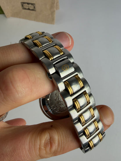 Vintage Gucci Two-Tone Bracelet Watch Late 1990s Silver Gold