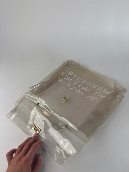 Vintage Hermes Transparent PVC Kelly Bag