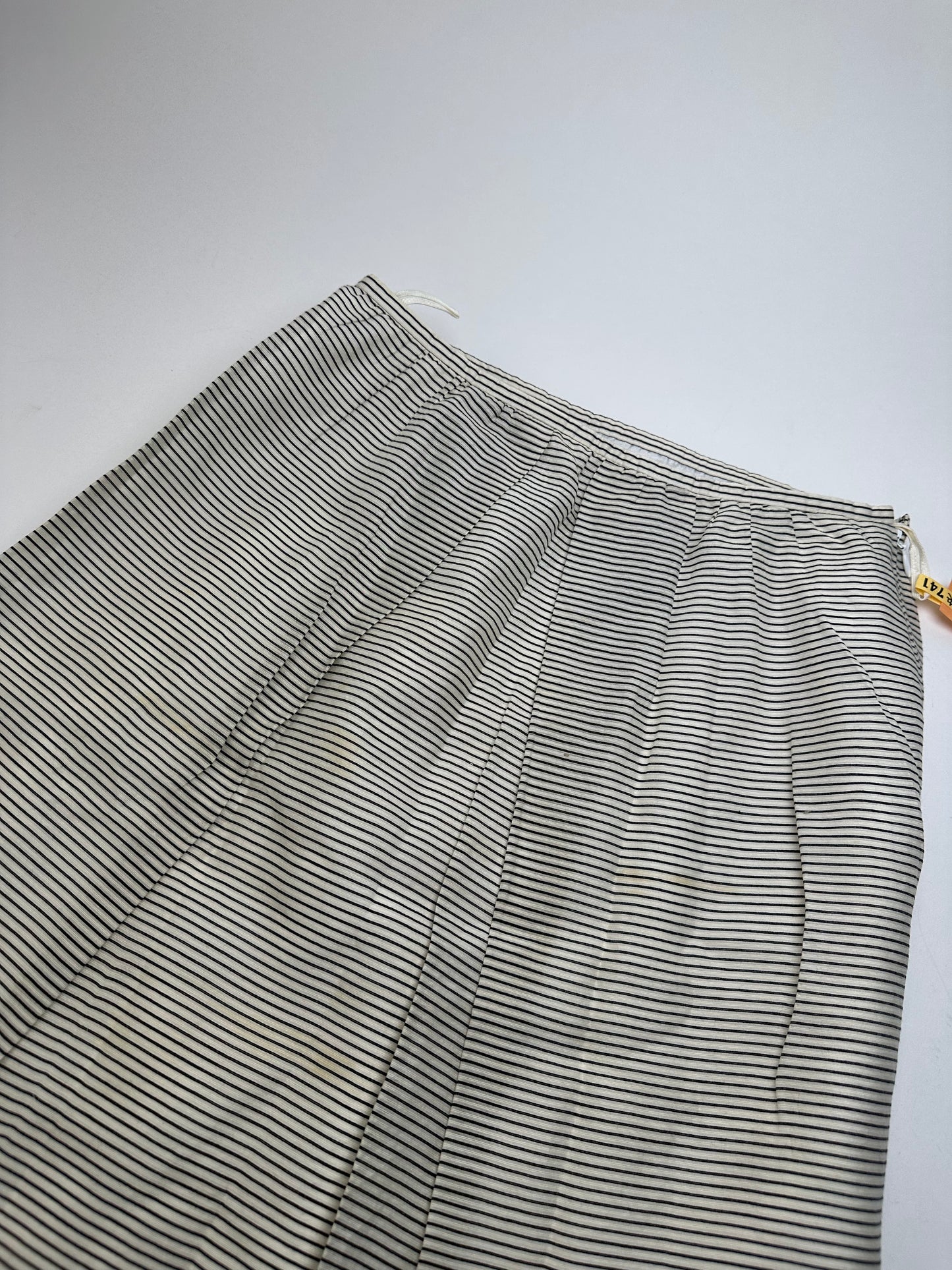 Vintage Courreges Cotton Skirt Striped