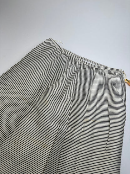 Vintage Courreges Cotton Skirt Striped