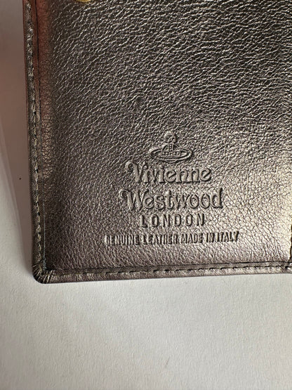 Vintage Vivienne Westwood Leather Wallet Silver