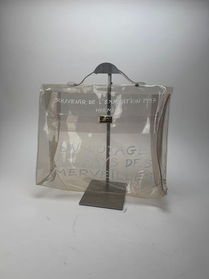 Vintage Hermes Transparent PVC Kelly Bag