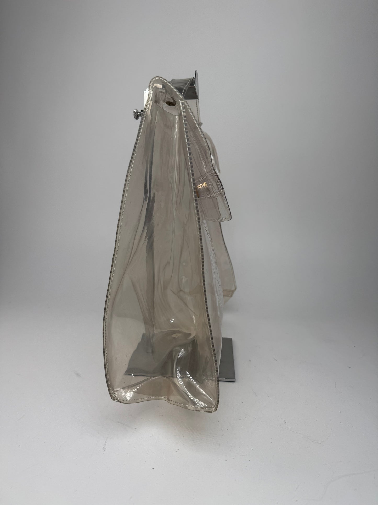 Vintage Hermes Transparent PVC Kelly Bag