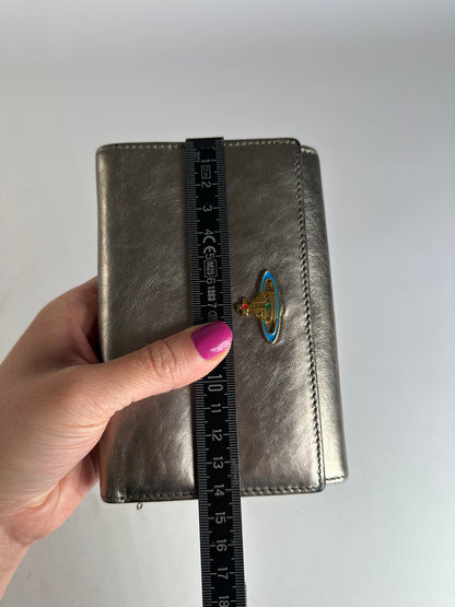 Vintage Vivienne Westwood Leather Wallet Silver