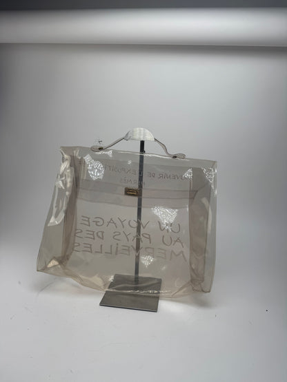 Vintage Hermes Transparent PVC Kelly Bag