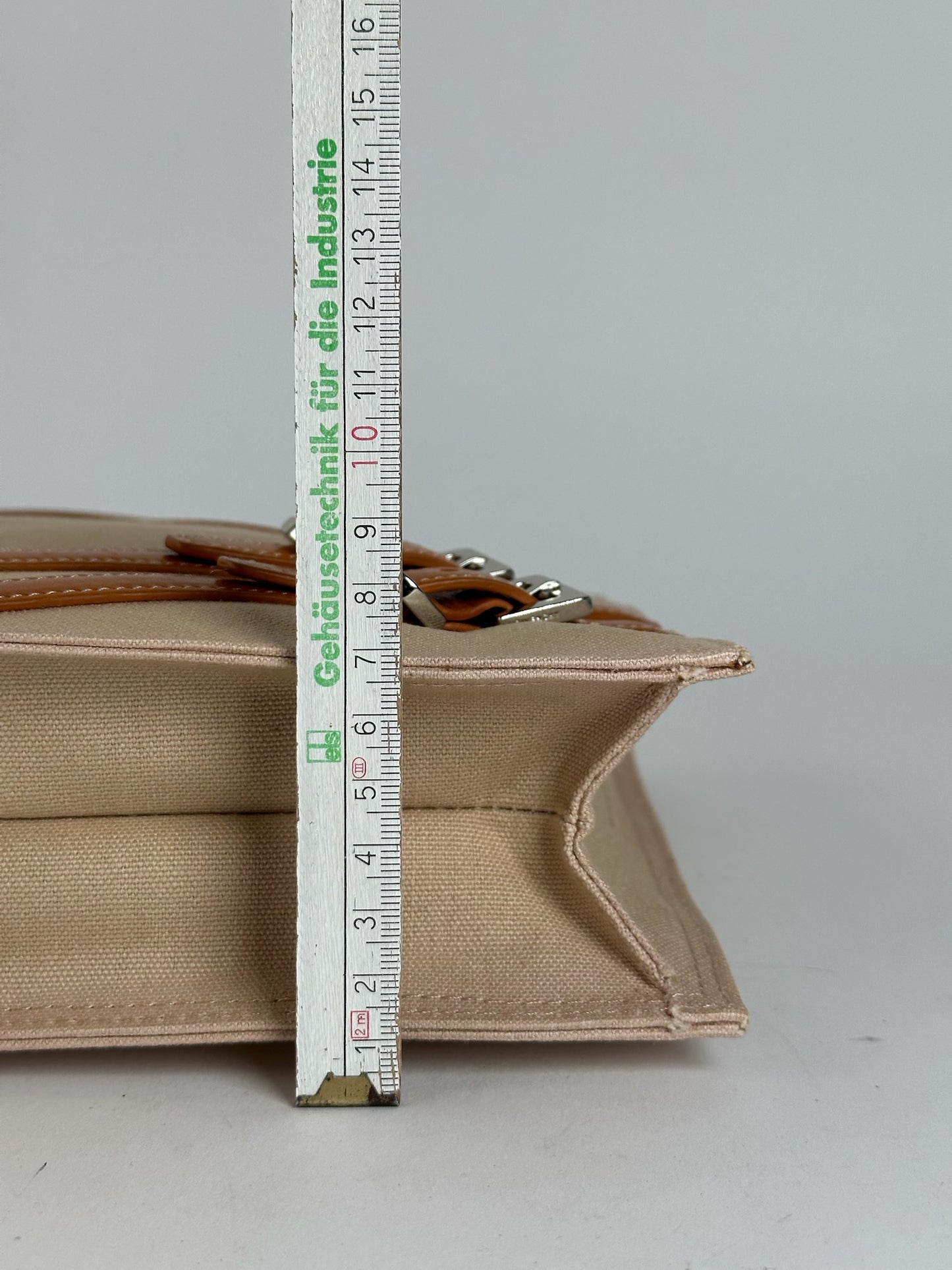 Sac vintage YSL en coton beige