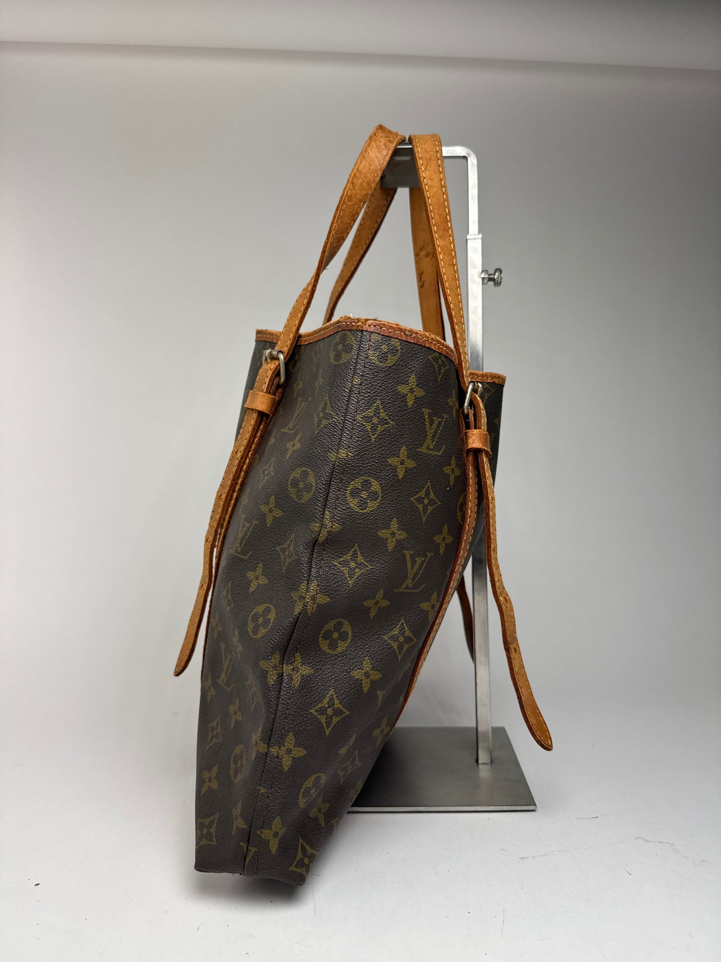 Vintage Louis Vuitton Monogram leather shOPPER brown