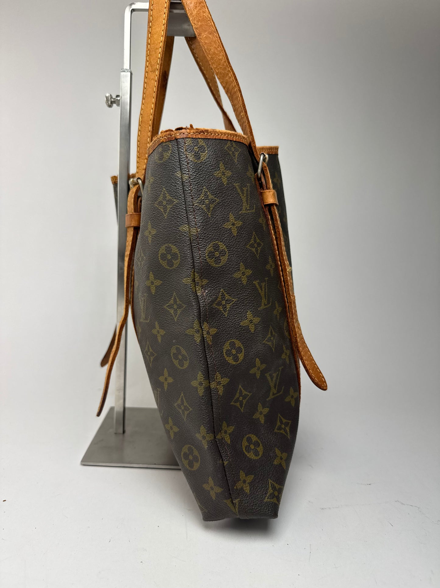 Vintage Louis Vuitton Monogram leather shOPPER brown