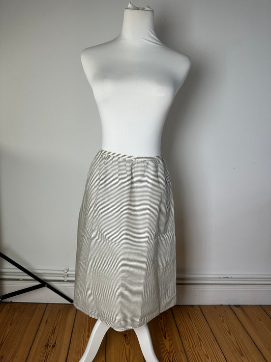 Vintage Courreges Cotton Skirt Striped
