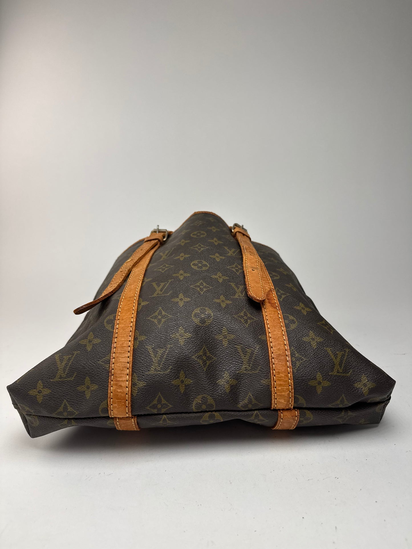 Vintage Louis Vuitton Monogram leather shOPPER brown