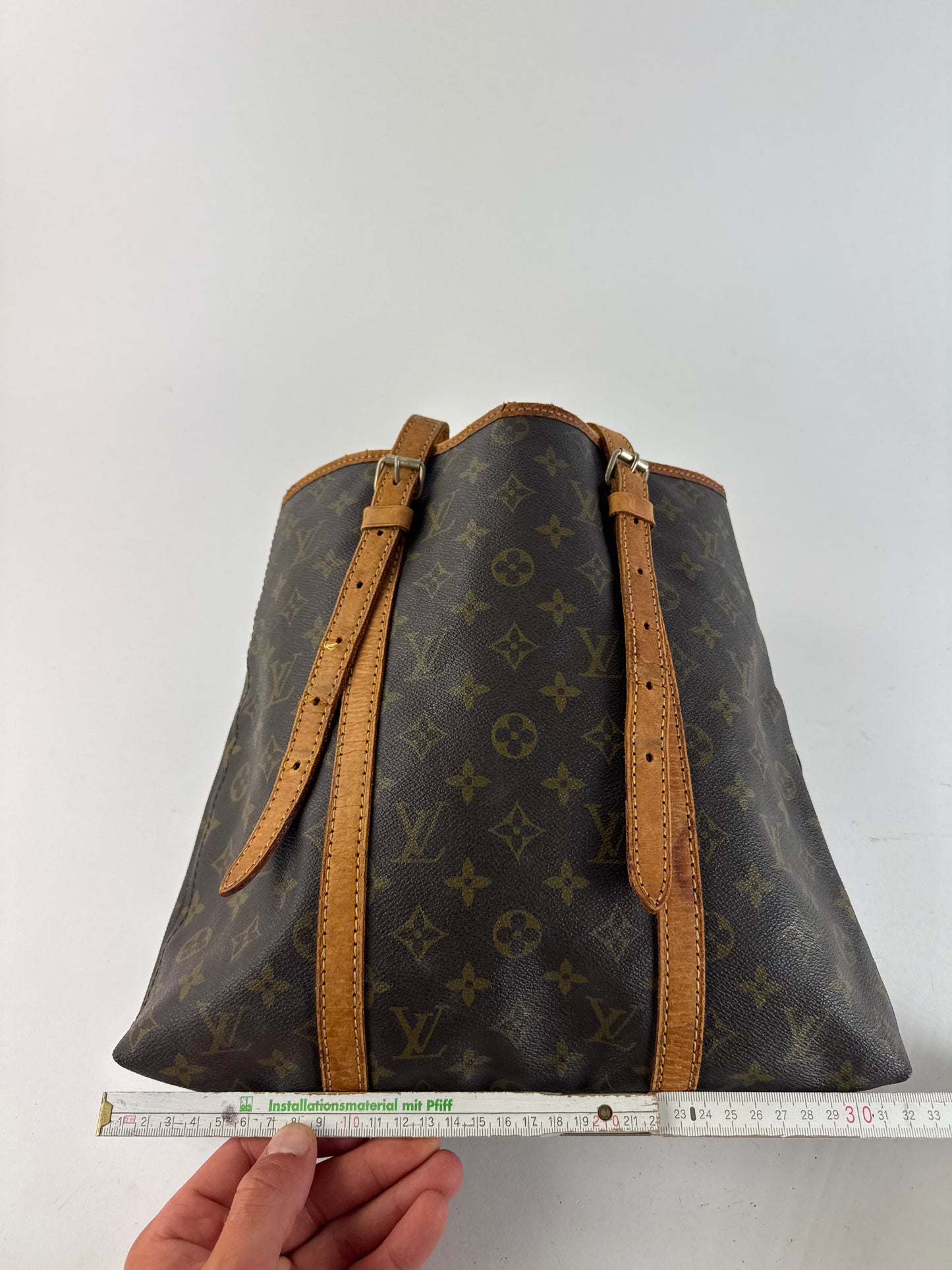 Vintage Louis Vuitton Monogram leather shOPPER brown