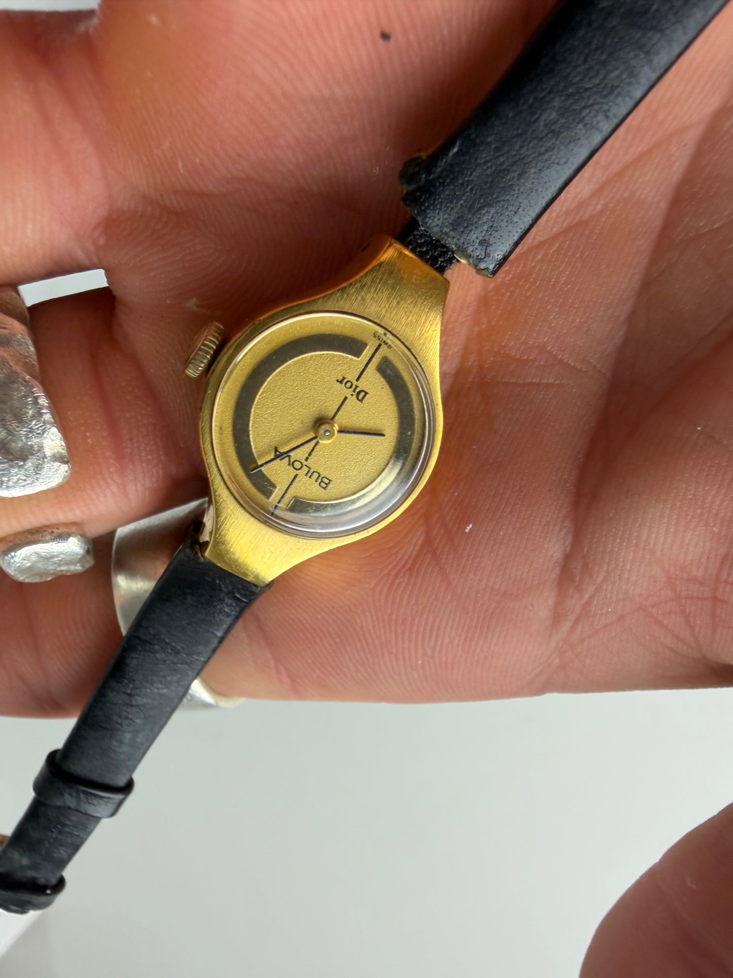 Dior Watch Gold Vintage