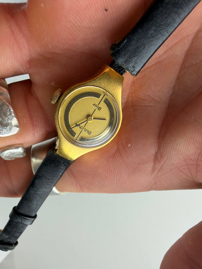 Dior Watch Gold Vintage