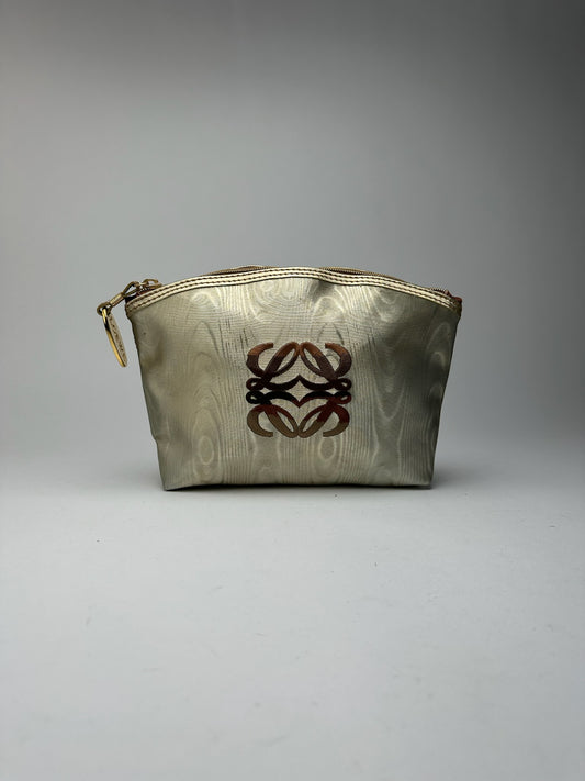 Pochette en cuir vintage Loewe Madrid