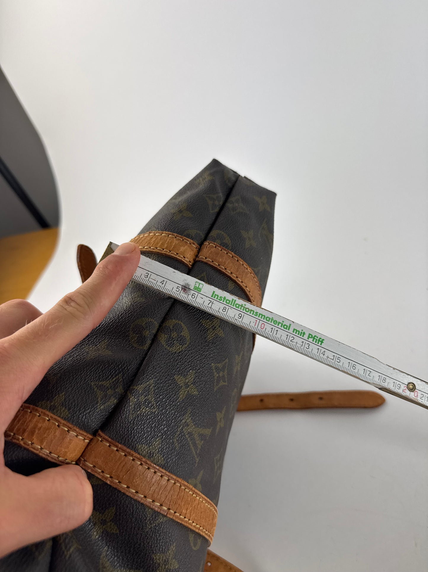 Vintage Louis Vuitton Monogram leather shOPPER brown