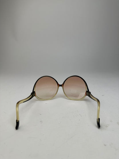 Vintage Balenciaga Acetate Sunglasses Black