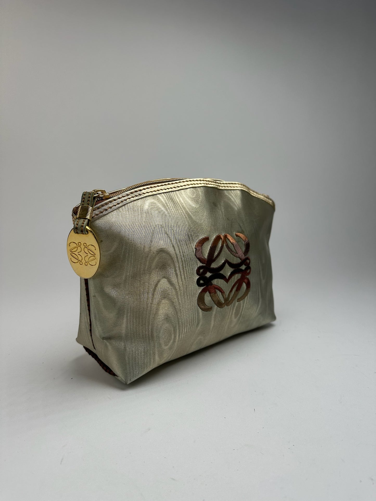 Pochette en cuir vintage Loewe Madrid