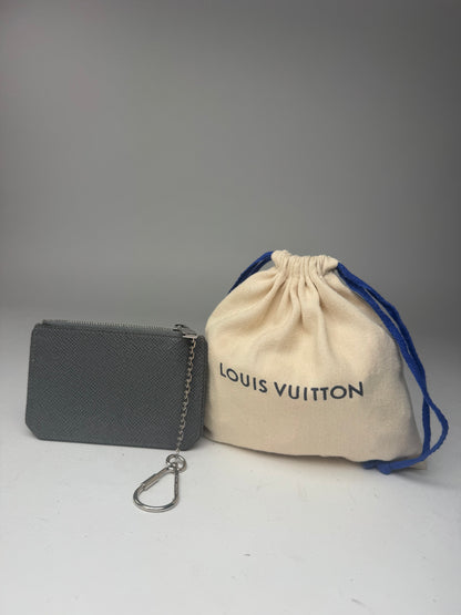 Vintage Louis Vuitton Le Dauphine Leather Card Holder Grey
