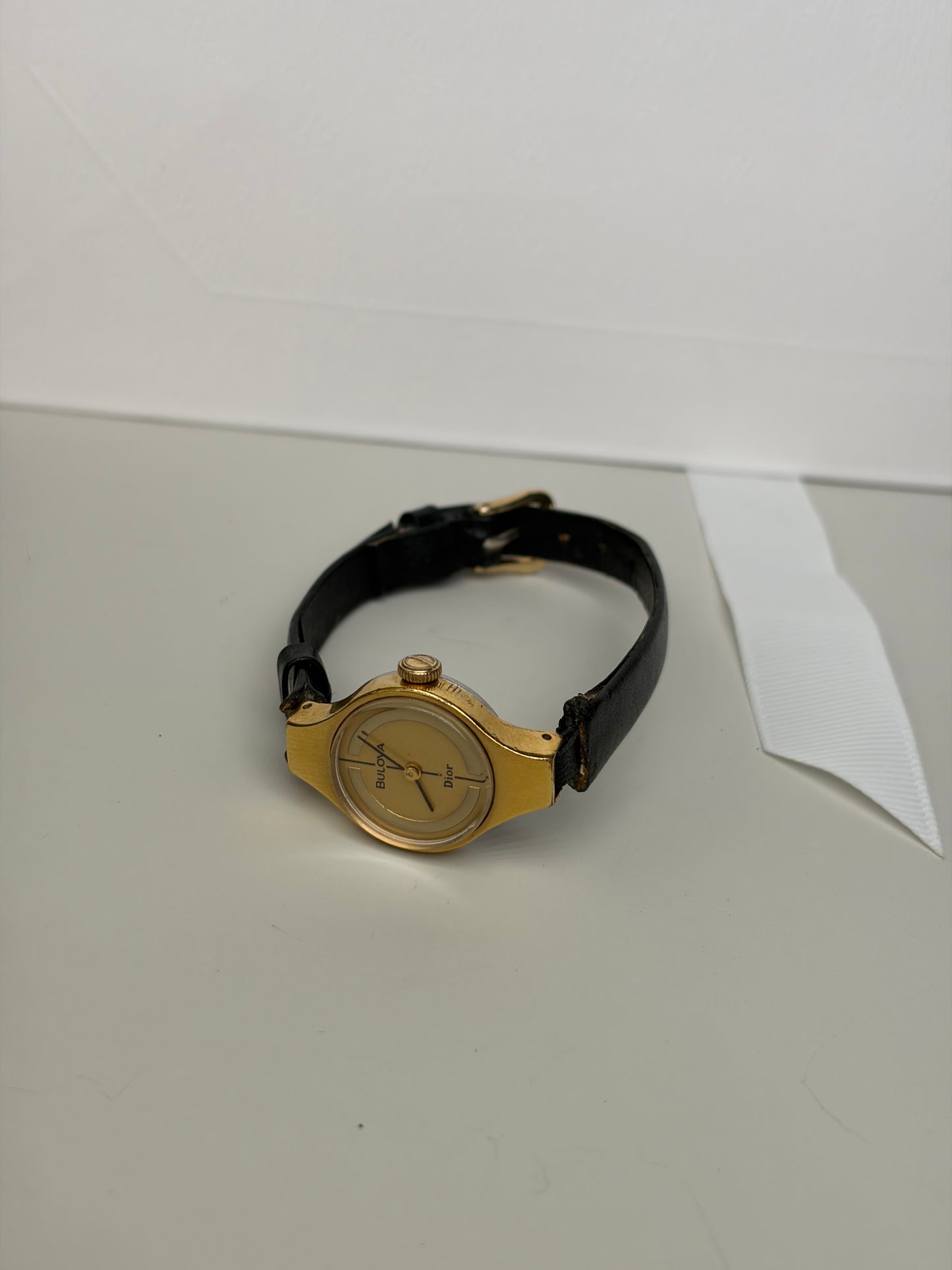 Dior Watch Gold Vintage