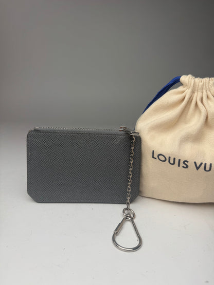 Vintage Louis Vuitton Le Dauphine Leather Card Holder Grey