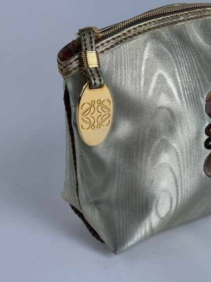 Pochette en cuir vintage Loewe Madrid