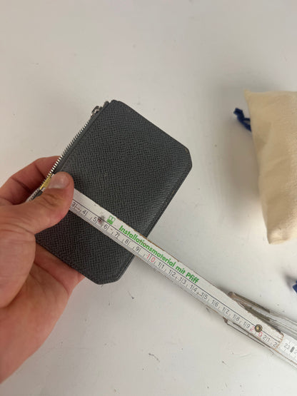 Vintage Louis Vuitton Le Dauphine Leather Card Holder Grey